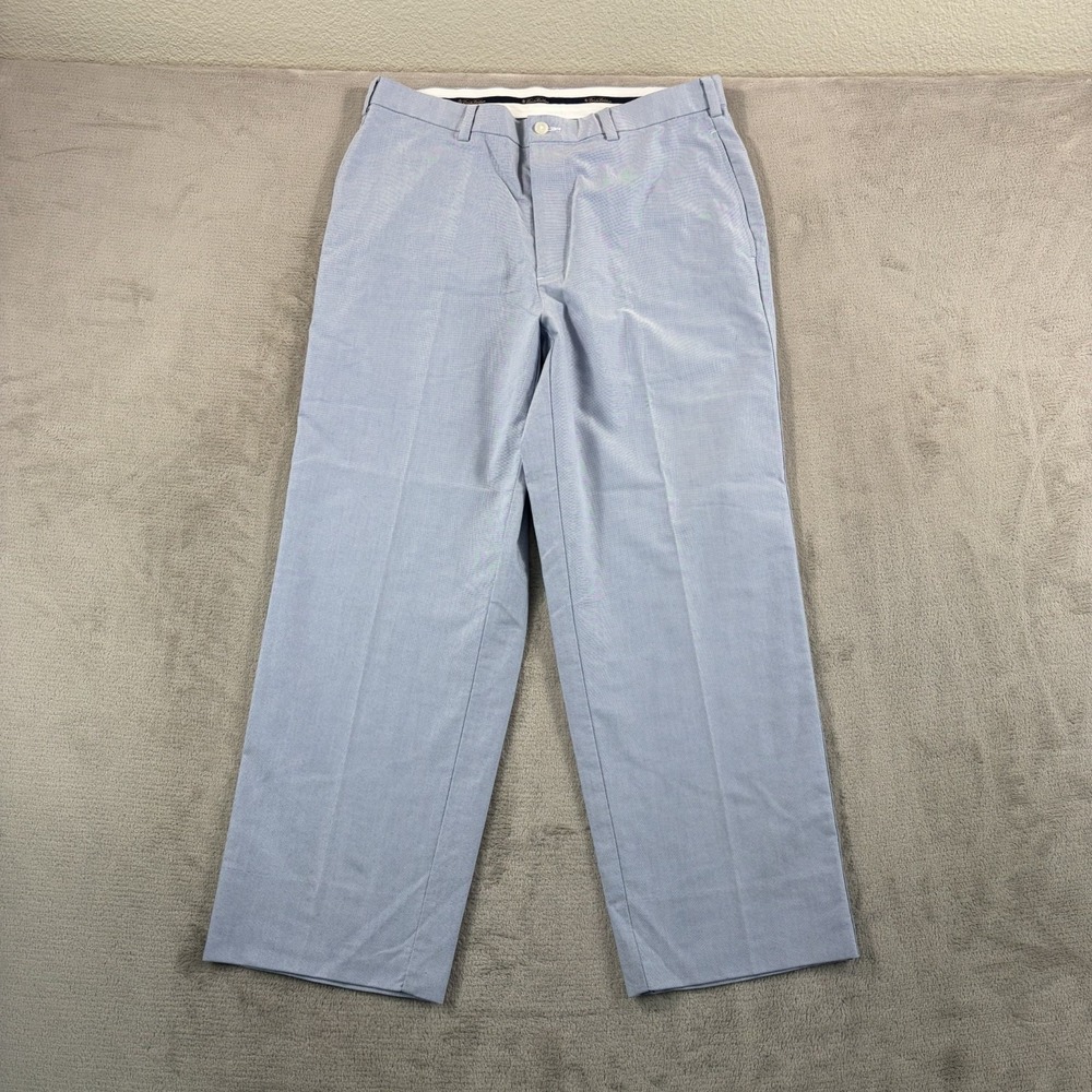 Brooks Brothers‎ Clark Chino Pants in Blue Men 33x27 Straight Leg Dress Preppy